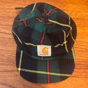 Carhartt WIP Wool Plaid Hat. Low Profile.unstructured